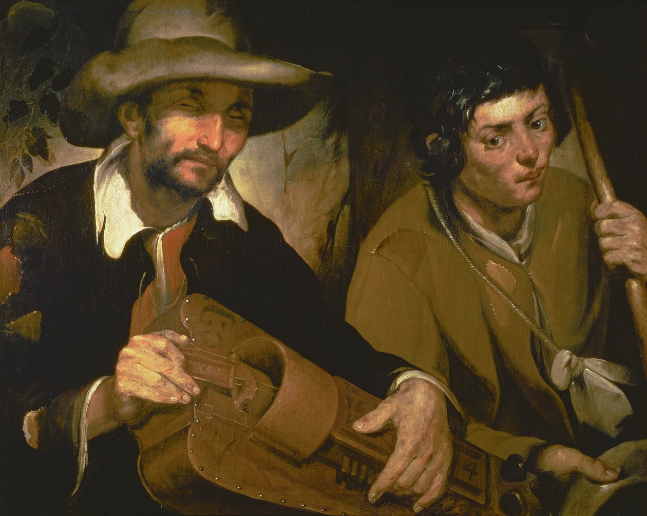 Il suonatore di ghironda cieco, c.1640 da Francisco Herrera