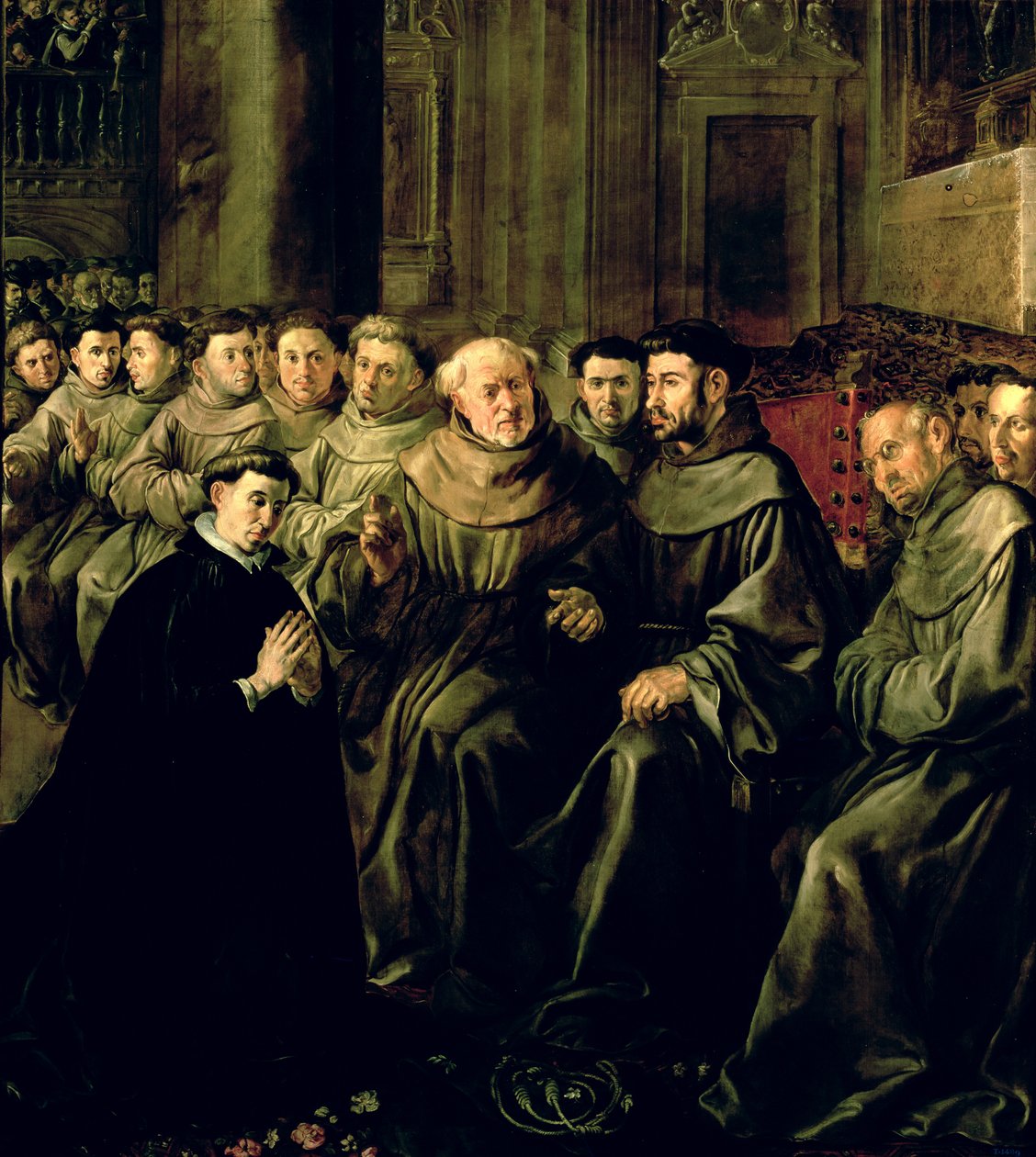 Accoglienza di San Bonaventura (1221-74) nell