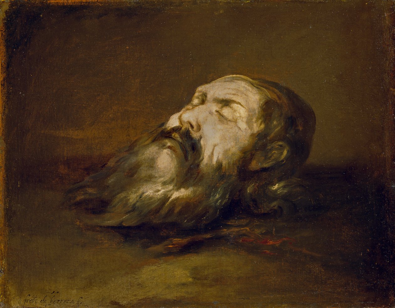 Testa di santo decapitato da Francisco Herrera the Elder