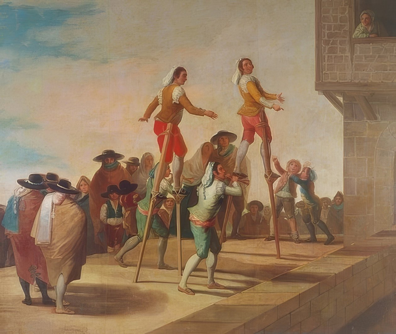 I trampoli (Los Zancos). 1791-92 da Francisco de Goya
