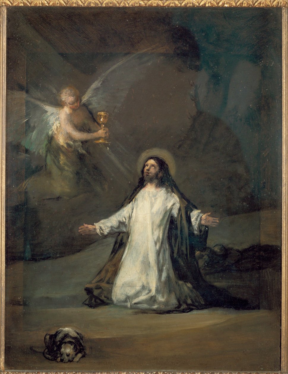 Cristo nel Getsemani ... da Francisco Jose de (circle of) Goya y Lucientes