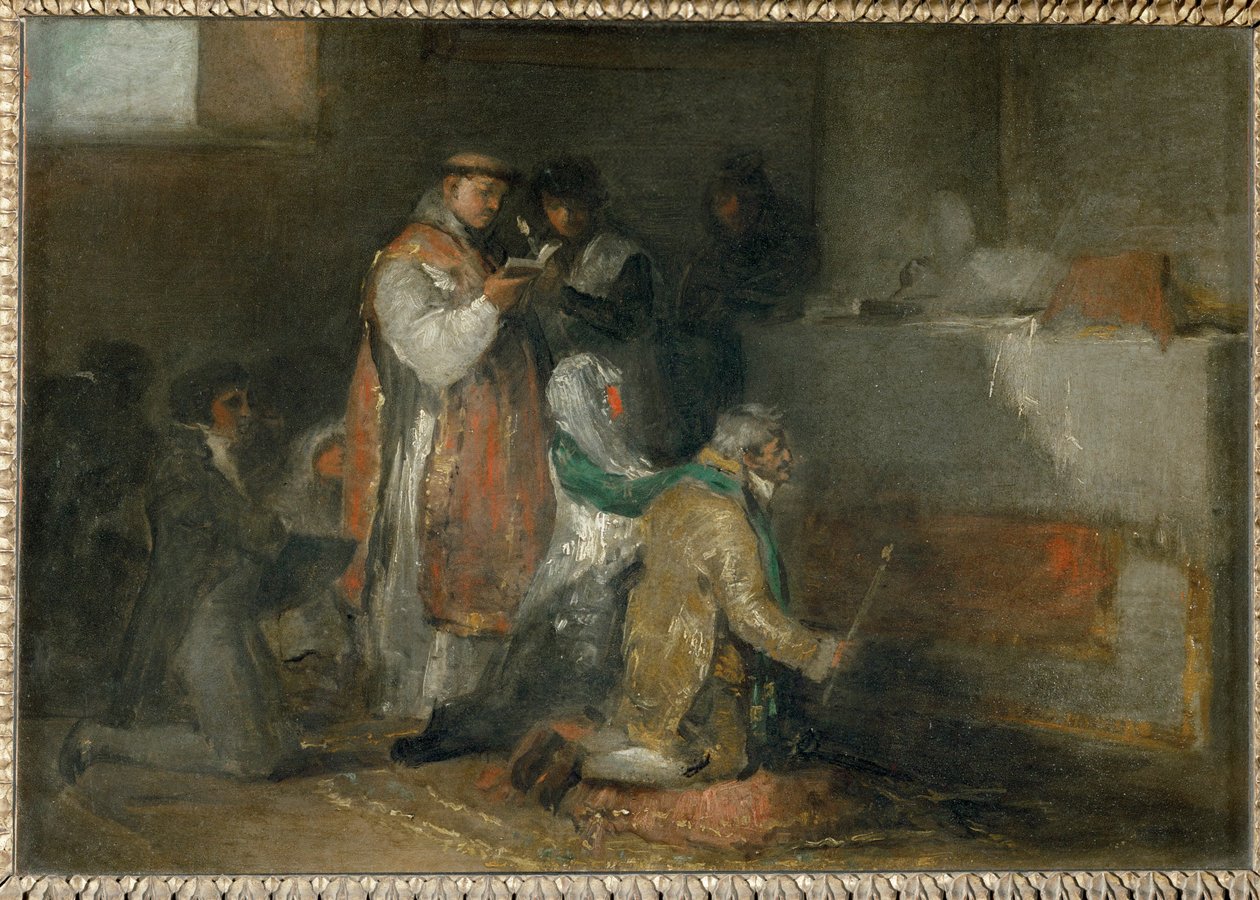 Le mariage inegal - la coppia male assortita ... da Francisco Jose de (circle of) Goya y Lucientes