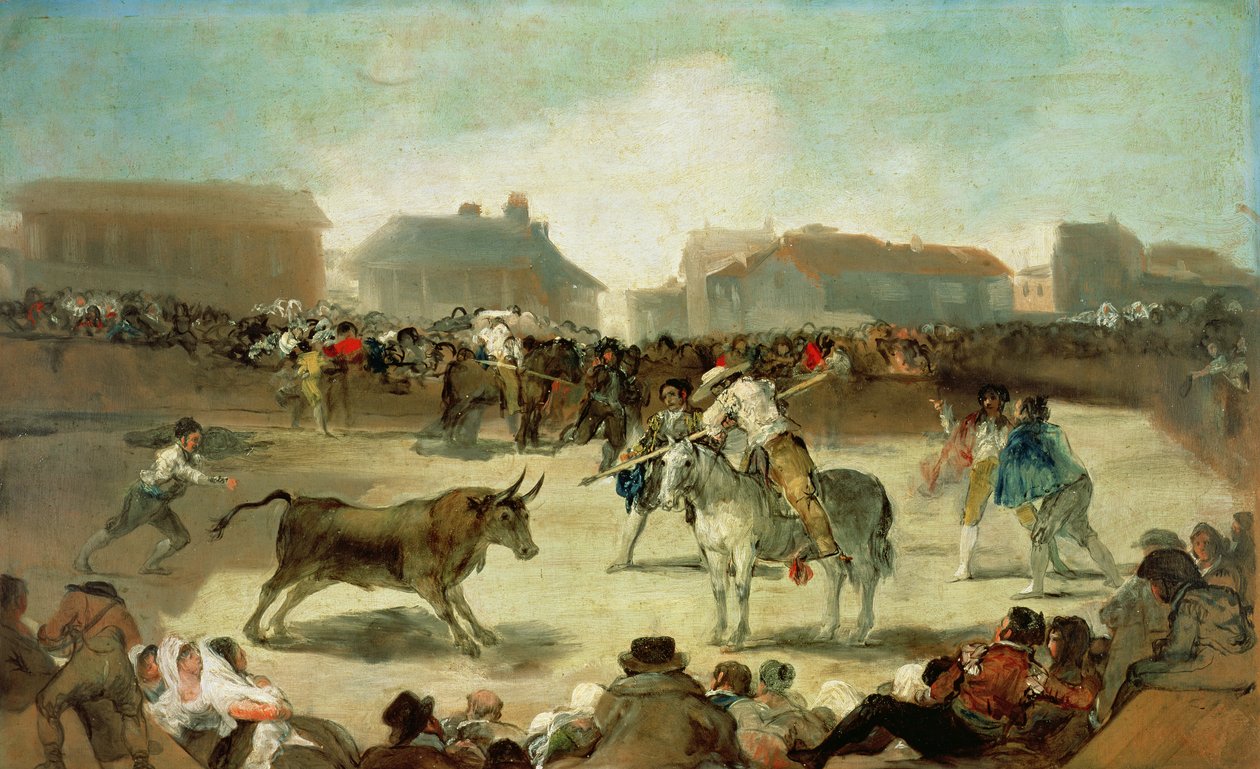 Una corrida di paese da Francisco de Goya