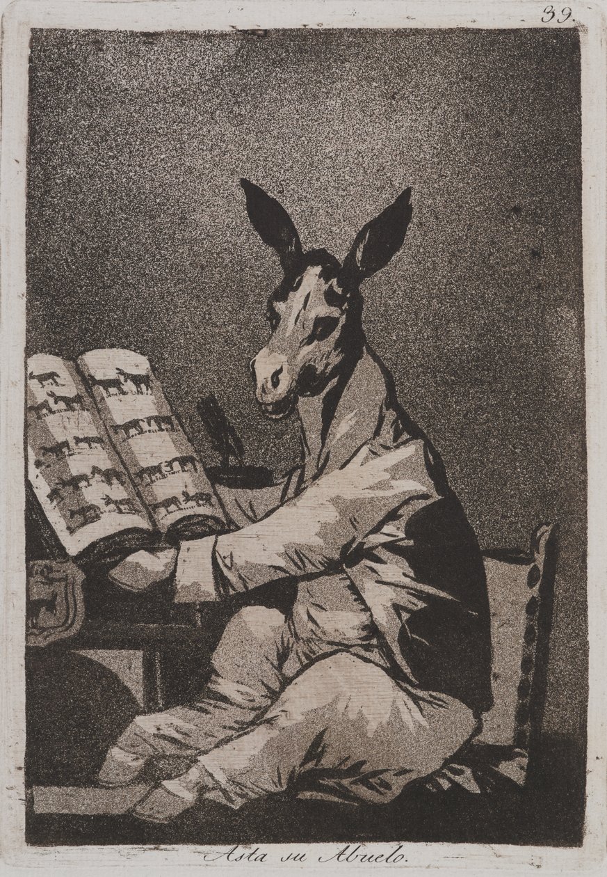 E così era suo nonno da Francisco de Goya