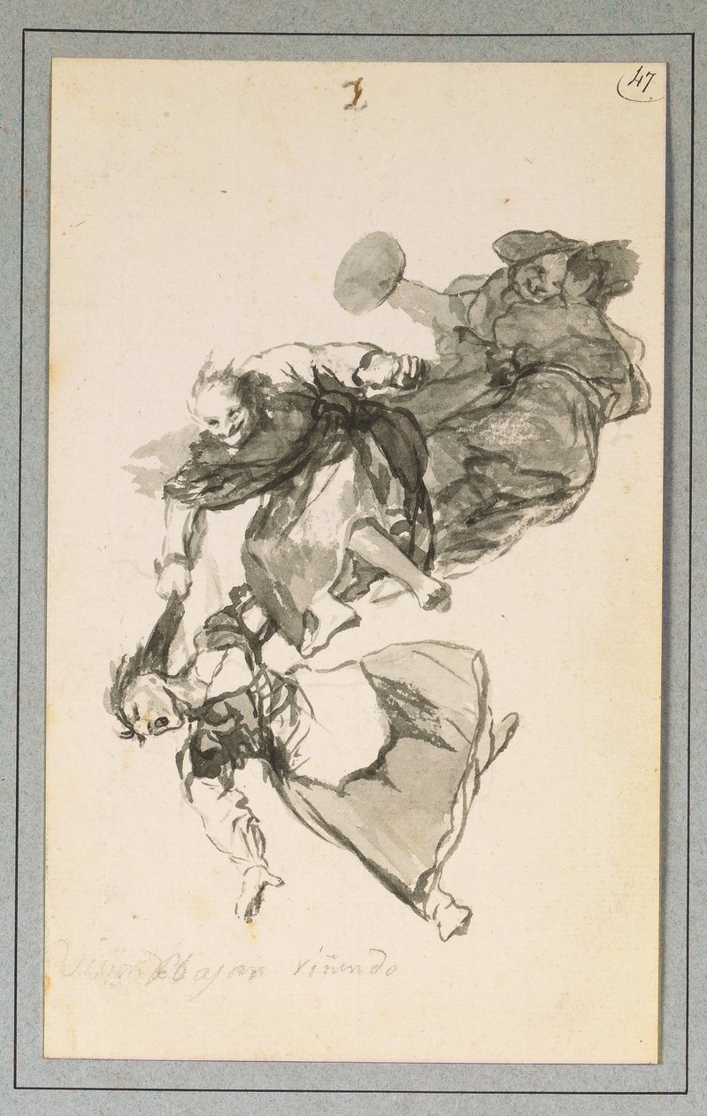 Bajan che litigano da Francisco de Goya