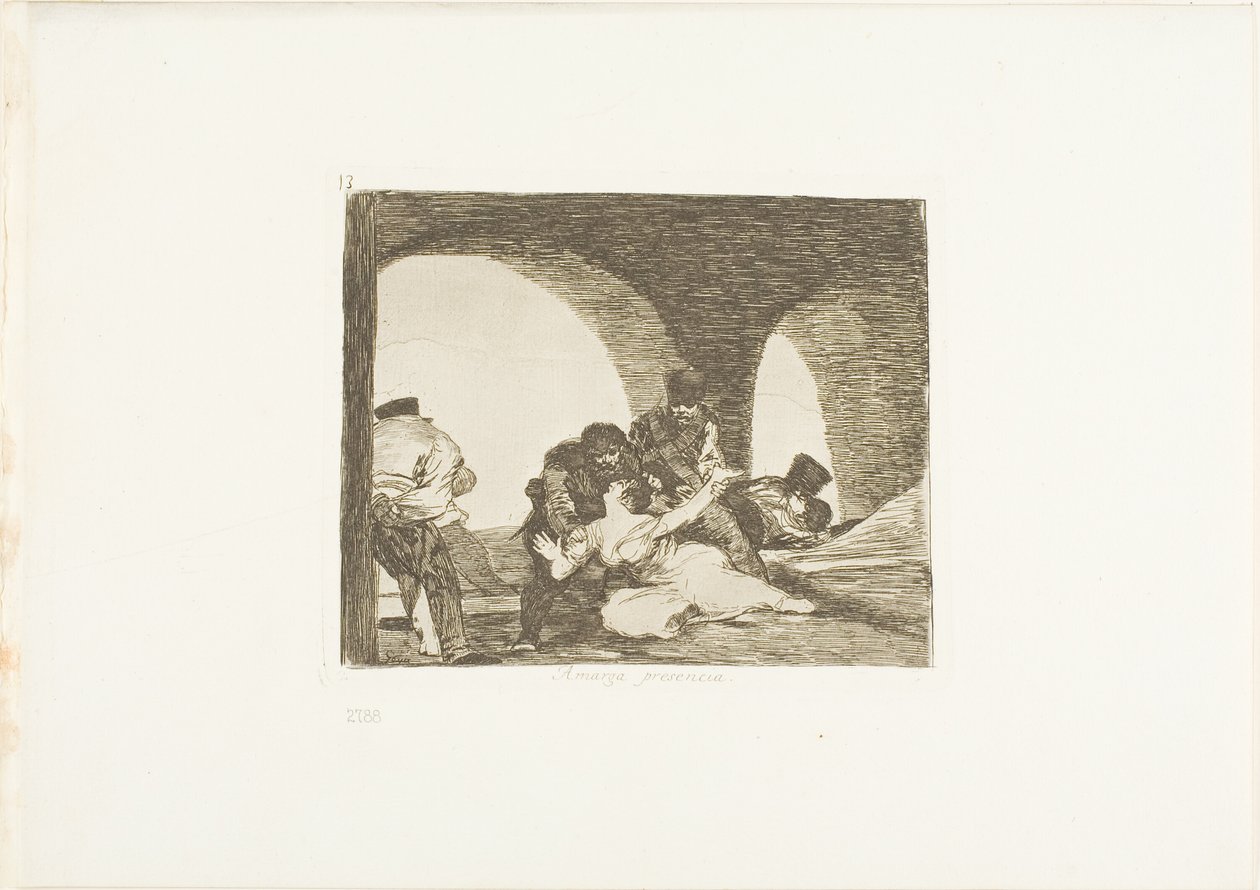 Amaro Essere Presenti, tavola 13 da I Disastri della Guerra da Francisco Jose de Goya y Lucientes
