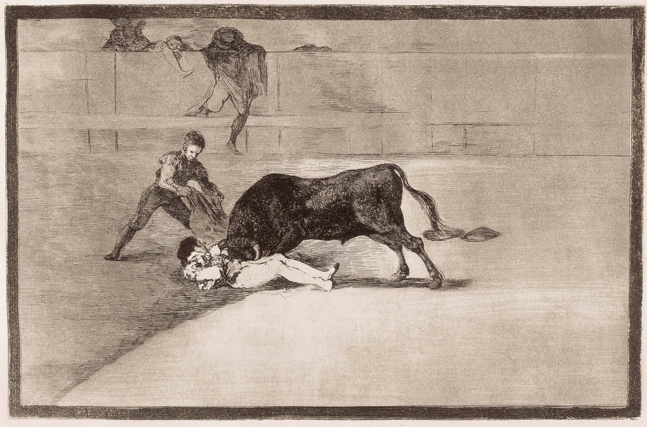 Corrida: la sfortunata morte di Pepe Hillo da Francisco de Goya