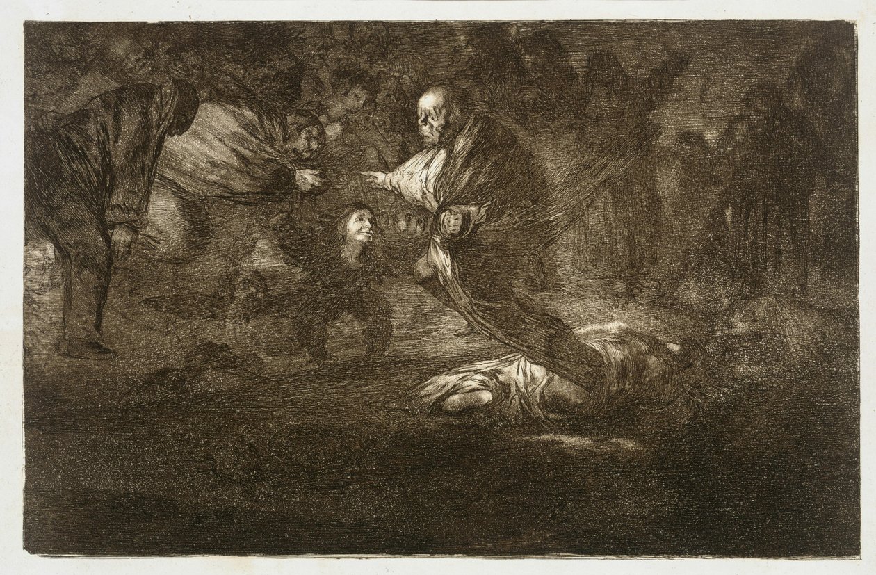 Dio li crea e loro si uniscono, Los Proverbios 18 da Francisco Jose de Goya y Lucientes