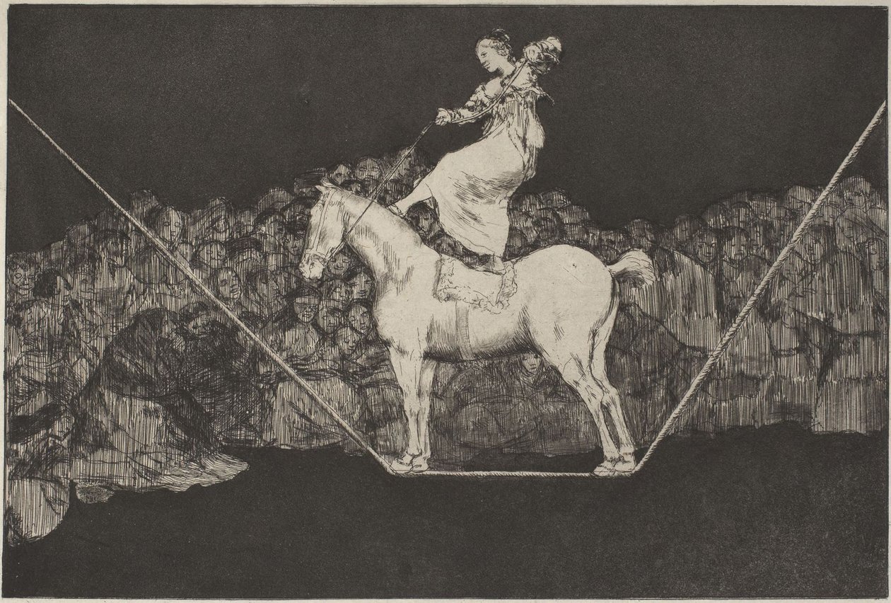 Disparate Puntual (Precisione sciocca) da Francisco Jose de Goya y Lucientes