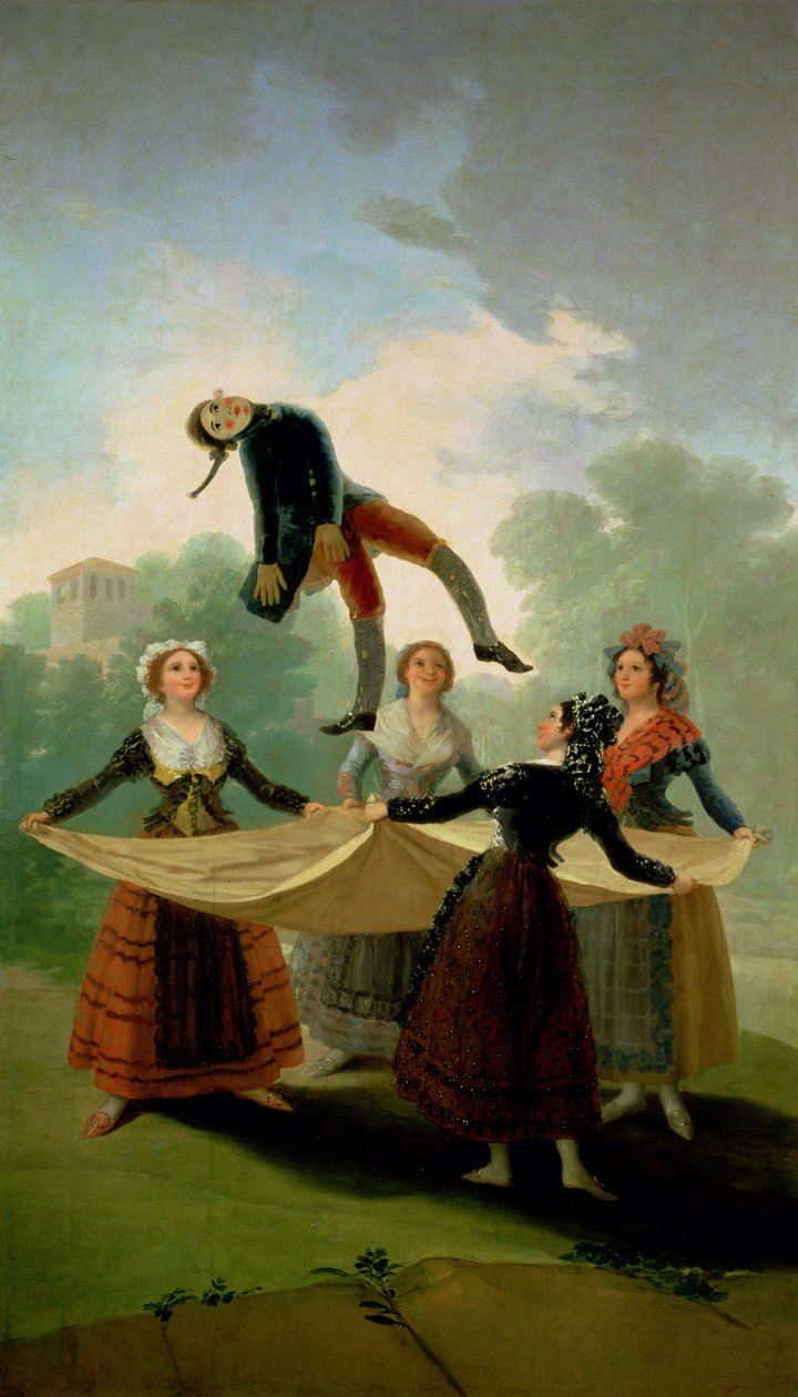 El Pelele (Il fantoccio) 1791-2 da Francisco de Goya
