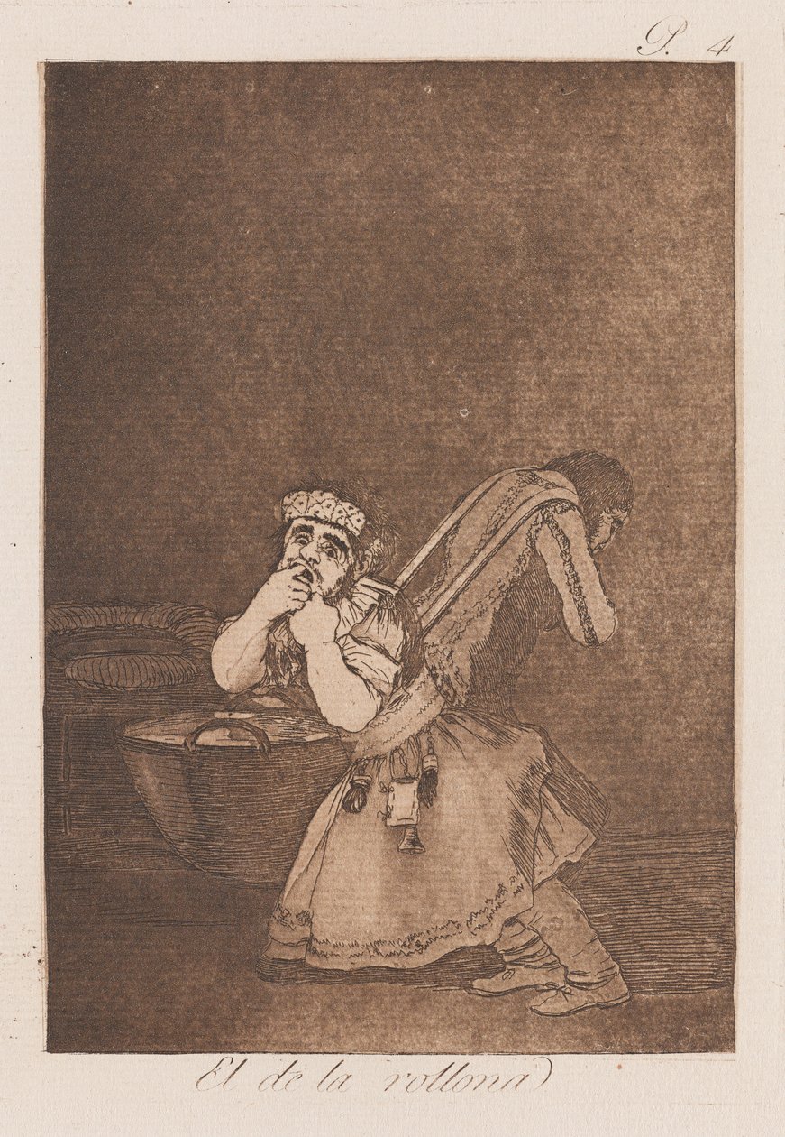 El de la Rollona, fine XVIII-inizio XIX secolo (stampa) da Francisco de Goya