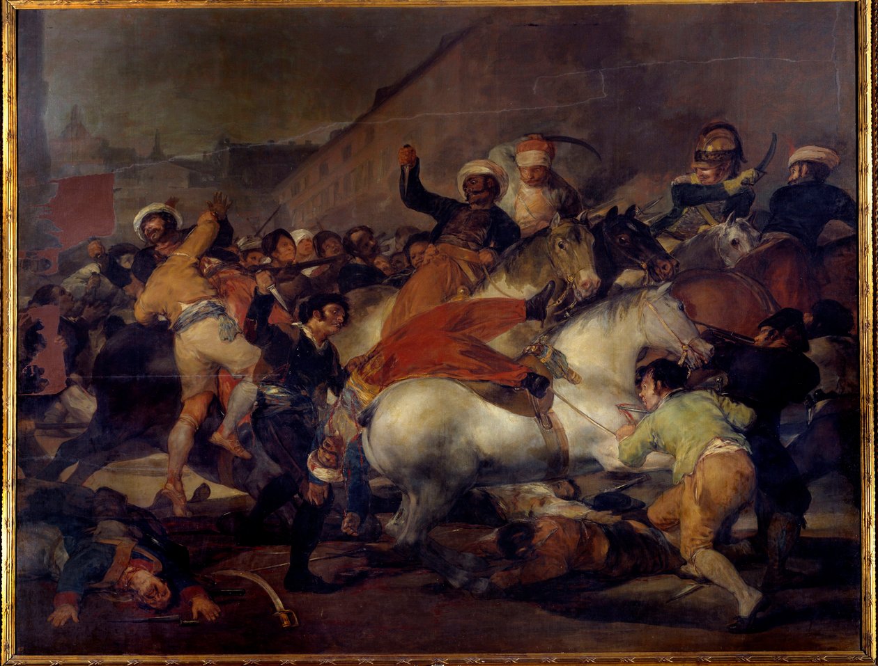Il 2 maggio o "La carica dei Mamelucchi": rivolta contro Giuseppe Bonaparte a Madrid il 2/05/1808 da Francisco de Goya