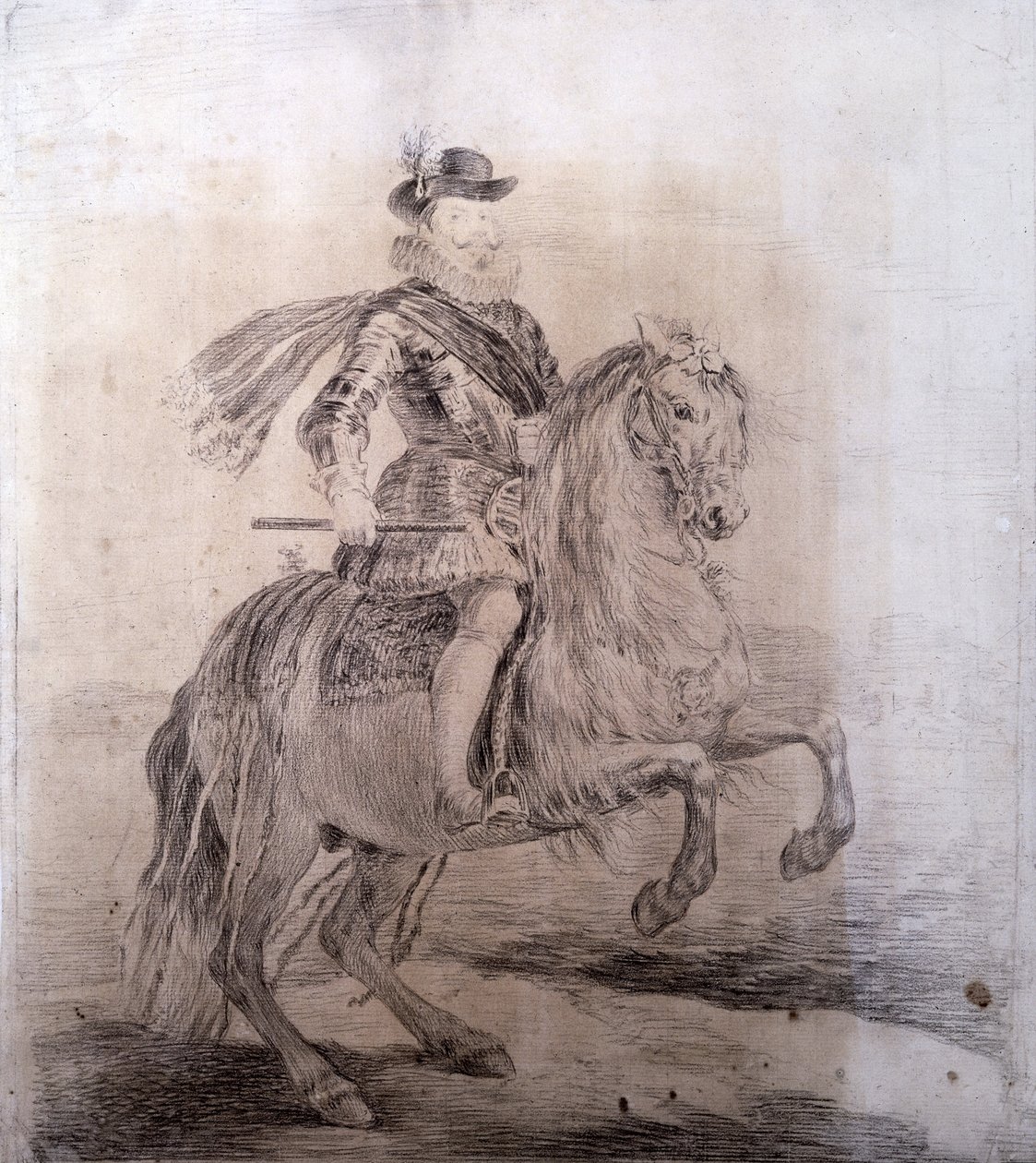 Ritratto equestre di Filippo III di Spagna (dettaglio) da Francisco Jose de Goya y Lucientes