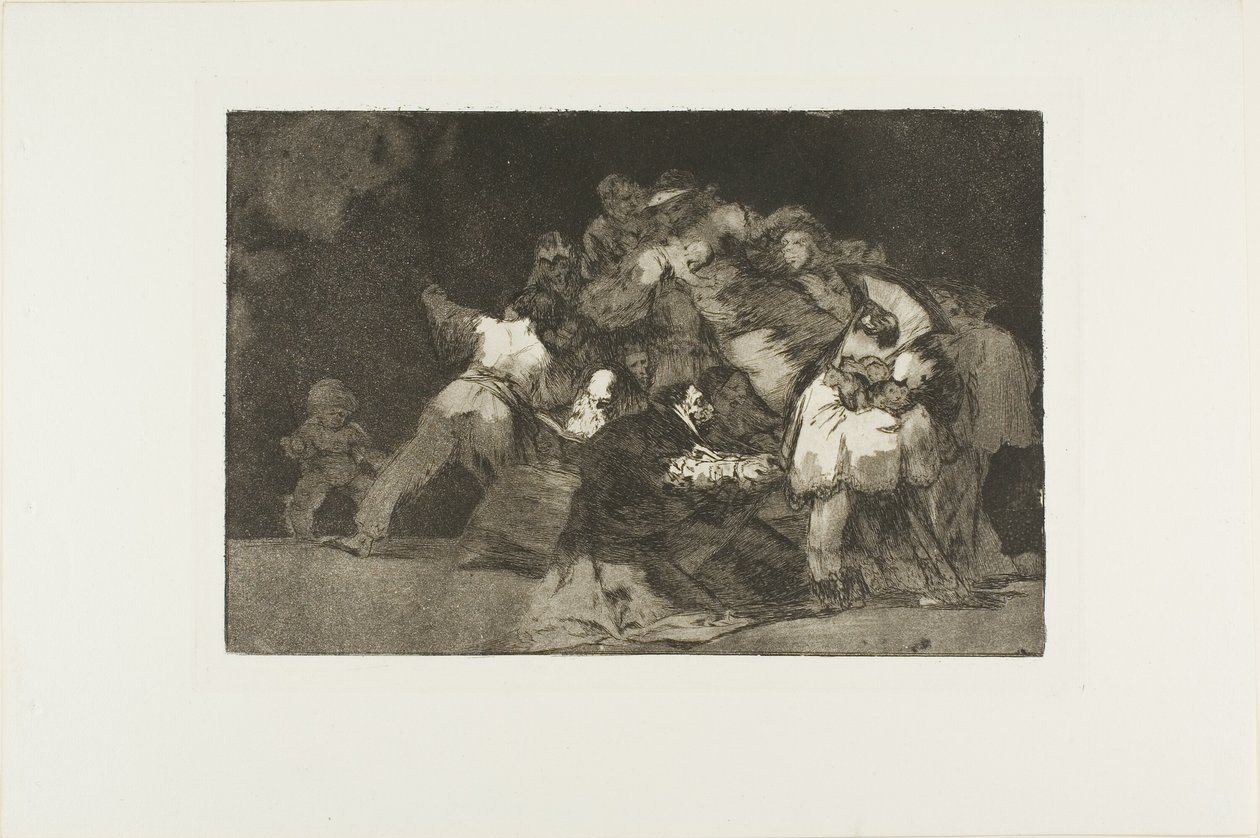 Follia generale, tavola nove da I Proverbi da Francisco Jose de Goya y Lucientes
