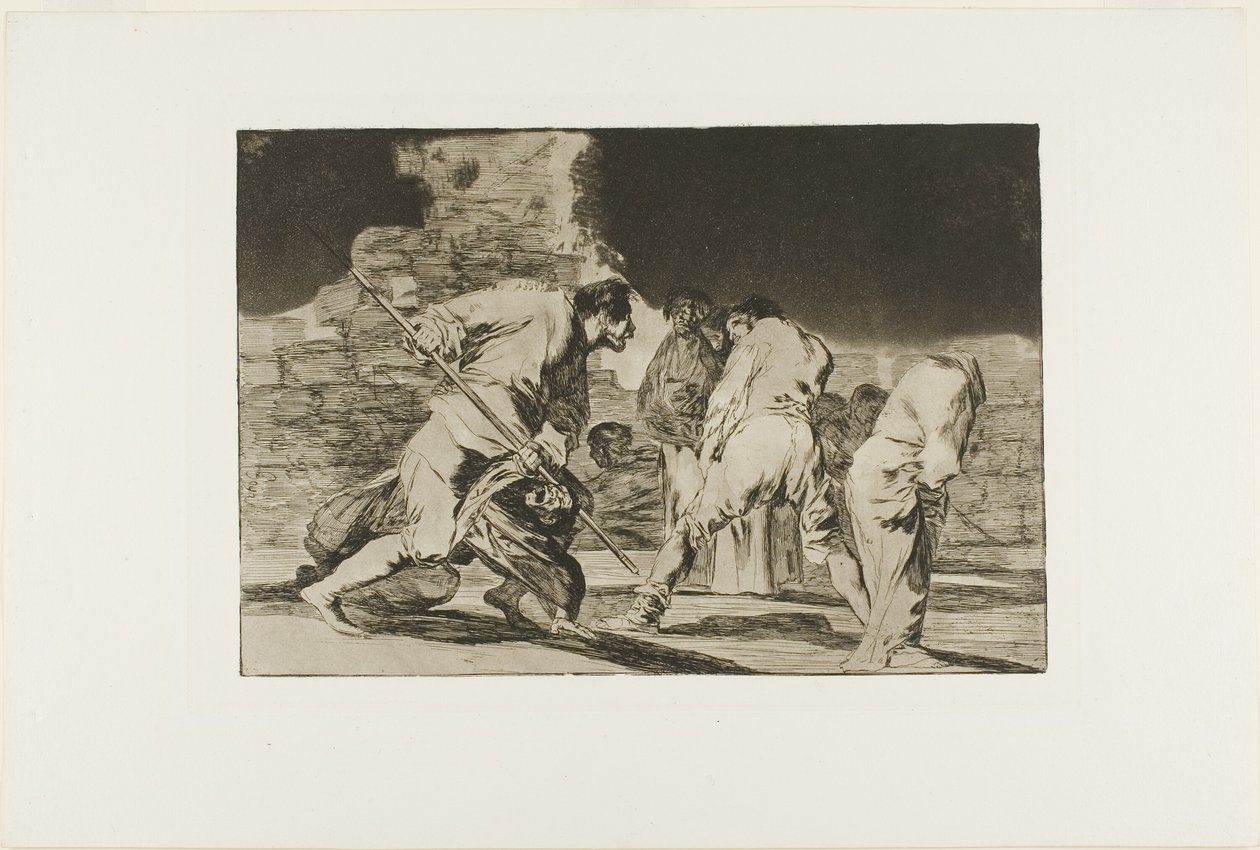 È Incredibile - e Siamo Stati Creati da Dio, tavola sei da Los Proverbios da Francisco Jose de Goya y Lucientes