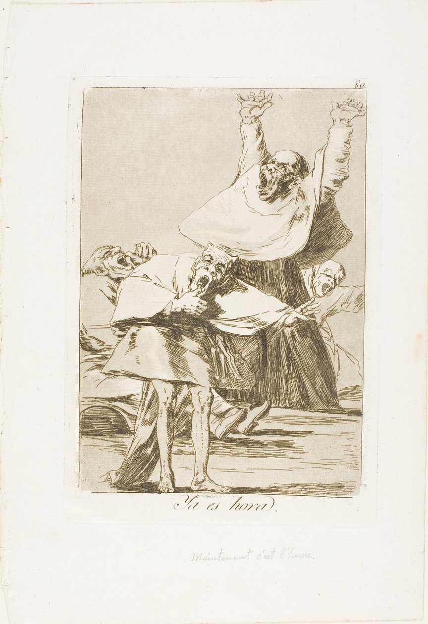È tempo, tavola 80 da Los Caprichos da Francisco Jose de Goya y Lucientes