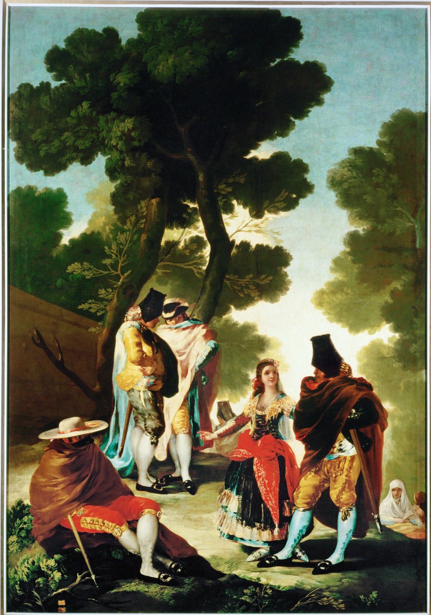 La maja y los Embozados - la maja e gli uomini ammantati, cartone per l