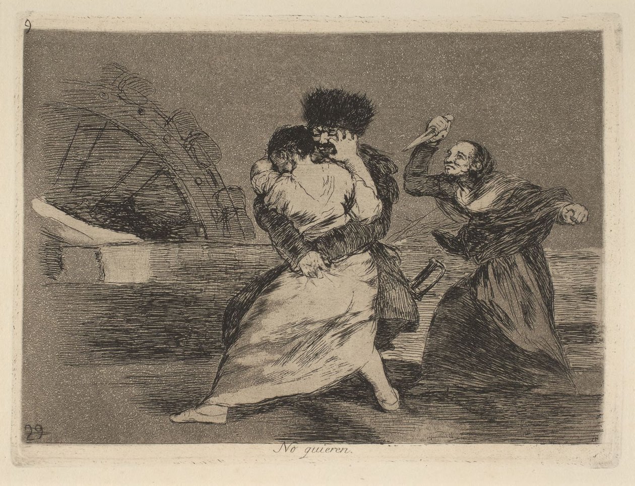 No quieren (Non gli piace) da Francisco Jose de Goya y Lucientes
