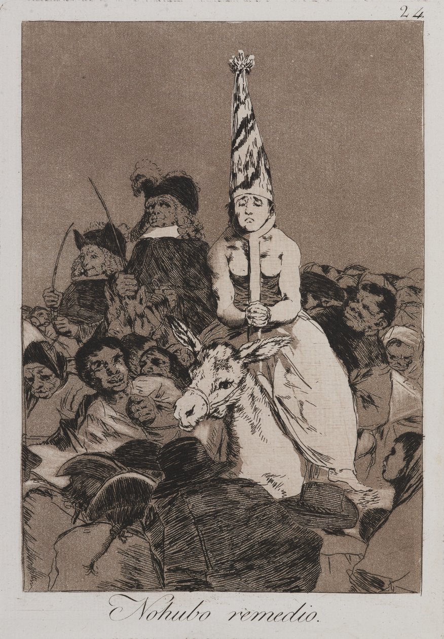 Non si poteva fare nulla (Nohubo remedio) da Francisco de Goya