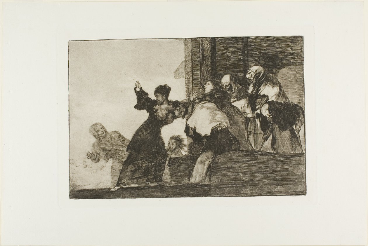 Povera follia, tavola undici da Los Proverbios da Francisco Jose de Goya y Lucientes