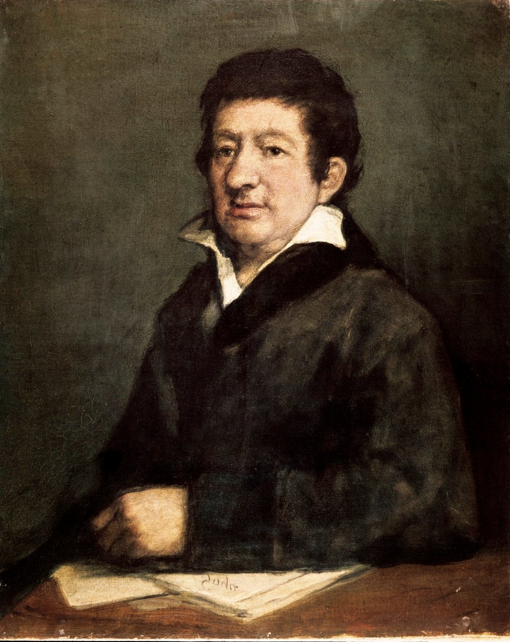 Ritratto di Leandro Fernandez de Moratin (1760-1828), poeta e drammaturgo spagnolo. Dipinto di Francisco de Goya y Lucientes (1746-1828) da Francisco de Goya