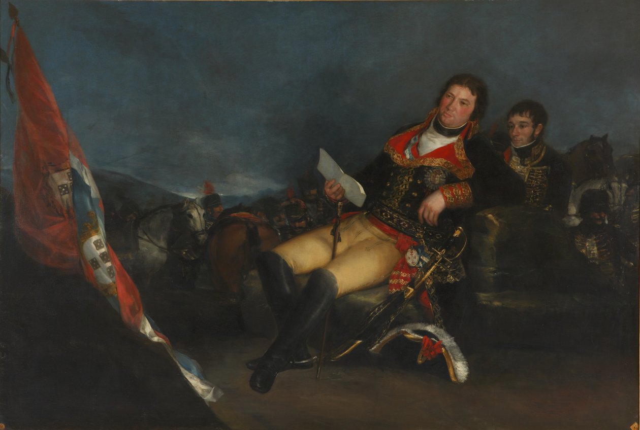 Ritratto di Manuel Godoy, detto il Principe della Pace (dettaglio) da Francisco de Goya