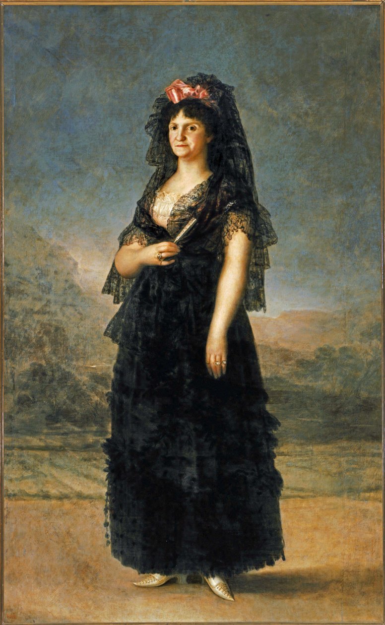 La regina Maria Luisa ... (dipinto su tela) da Francisco Jose de Goya y Lucientes