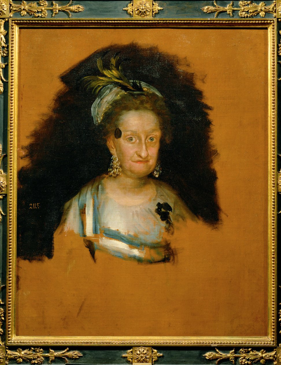 La regina Maria Luisa di Spagna ... (dipinto su tela) da Francisco Jose de Goya y Lucientes