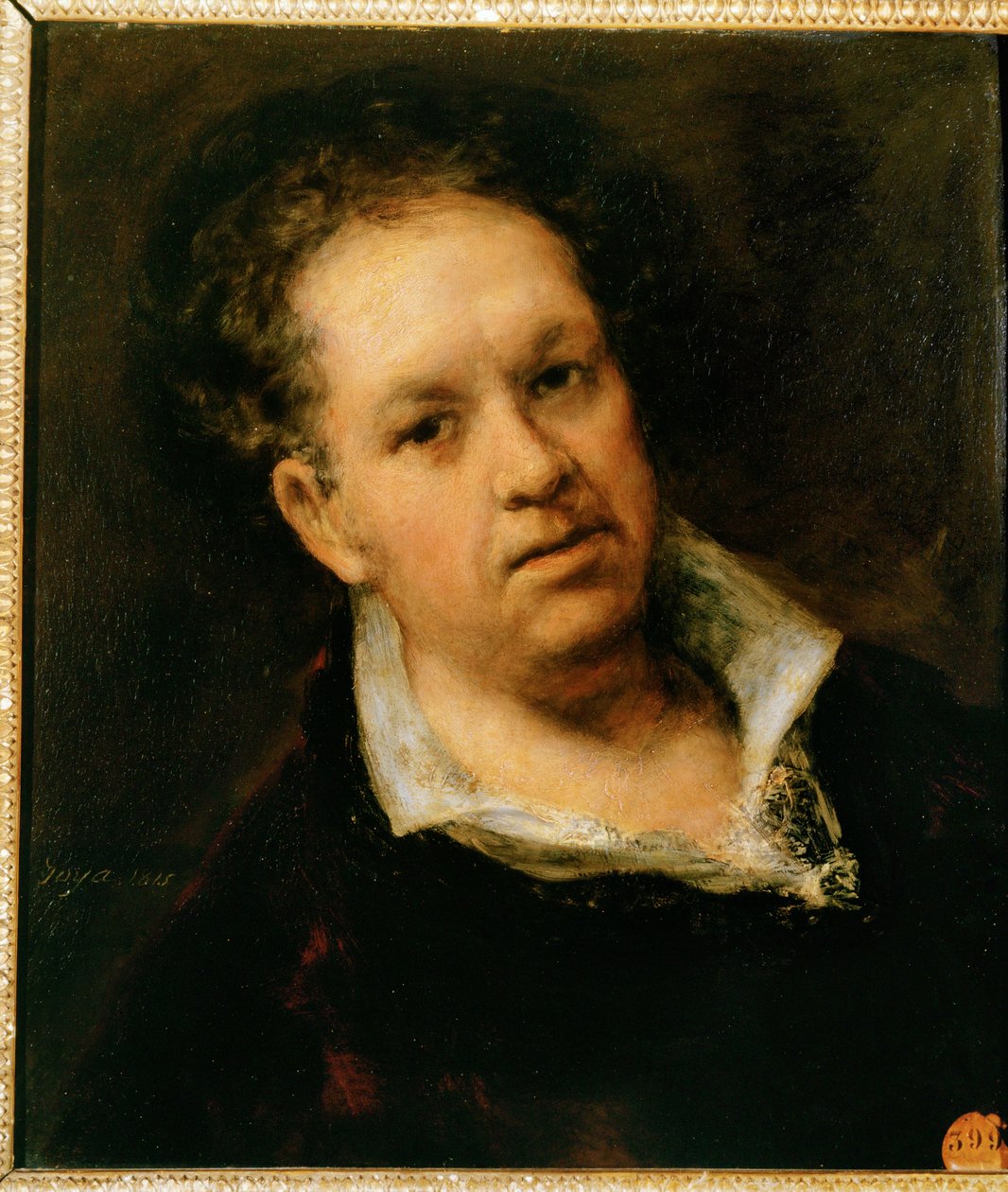 Autoritratto... (dipinto su tela) da Francisco Jose de Goya y Lucientes