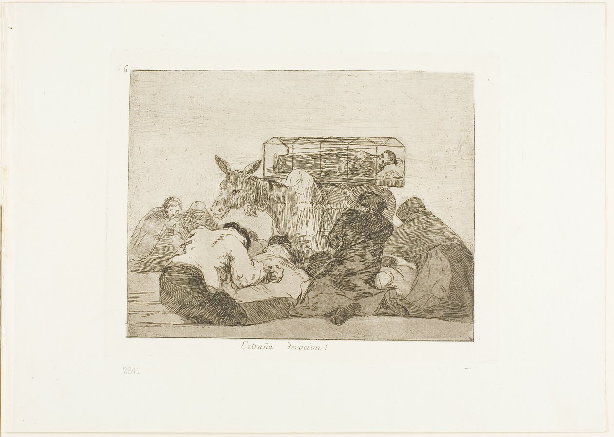 Strana Devozione!, tavola 66 da I Disastri della Guerra da Francisco Jose de Goya y Lucientes