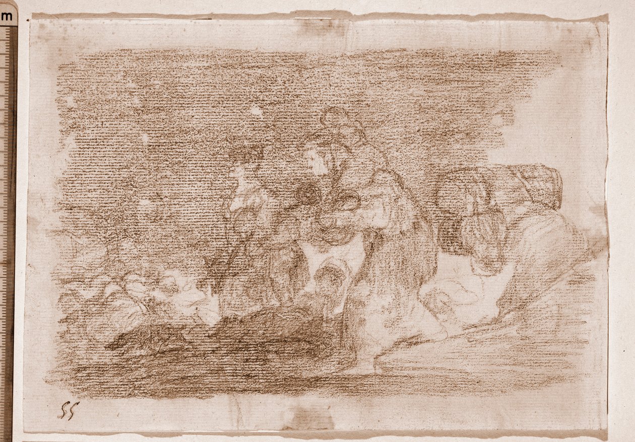 I disastri della guerra: Anche questo (disegno preparatorio) da Francisco de Goya
