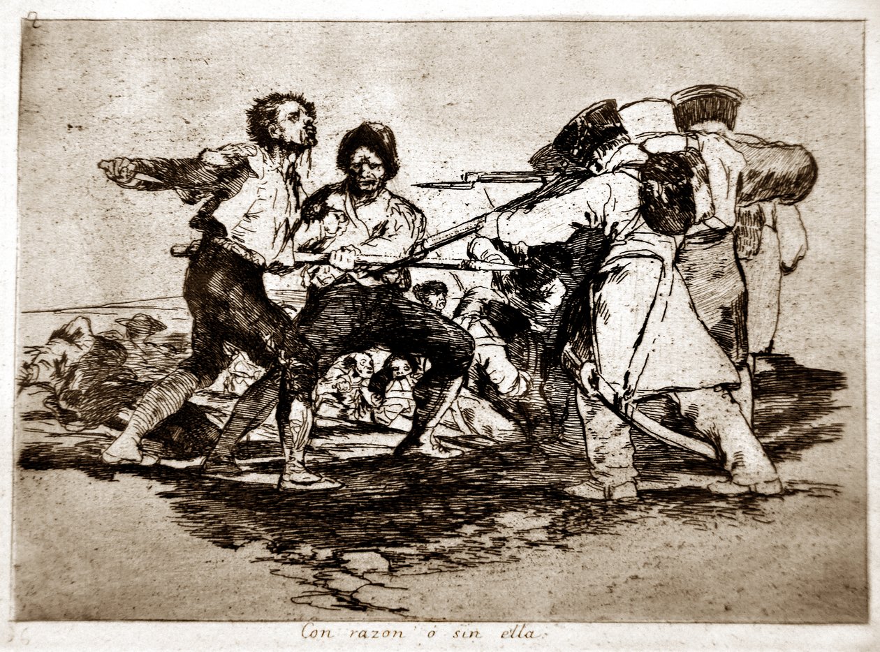 I disastri della guerra: Con ragione o senza da Francisco Jose de Goya y Lucientes