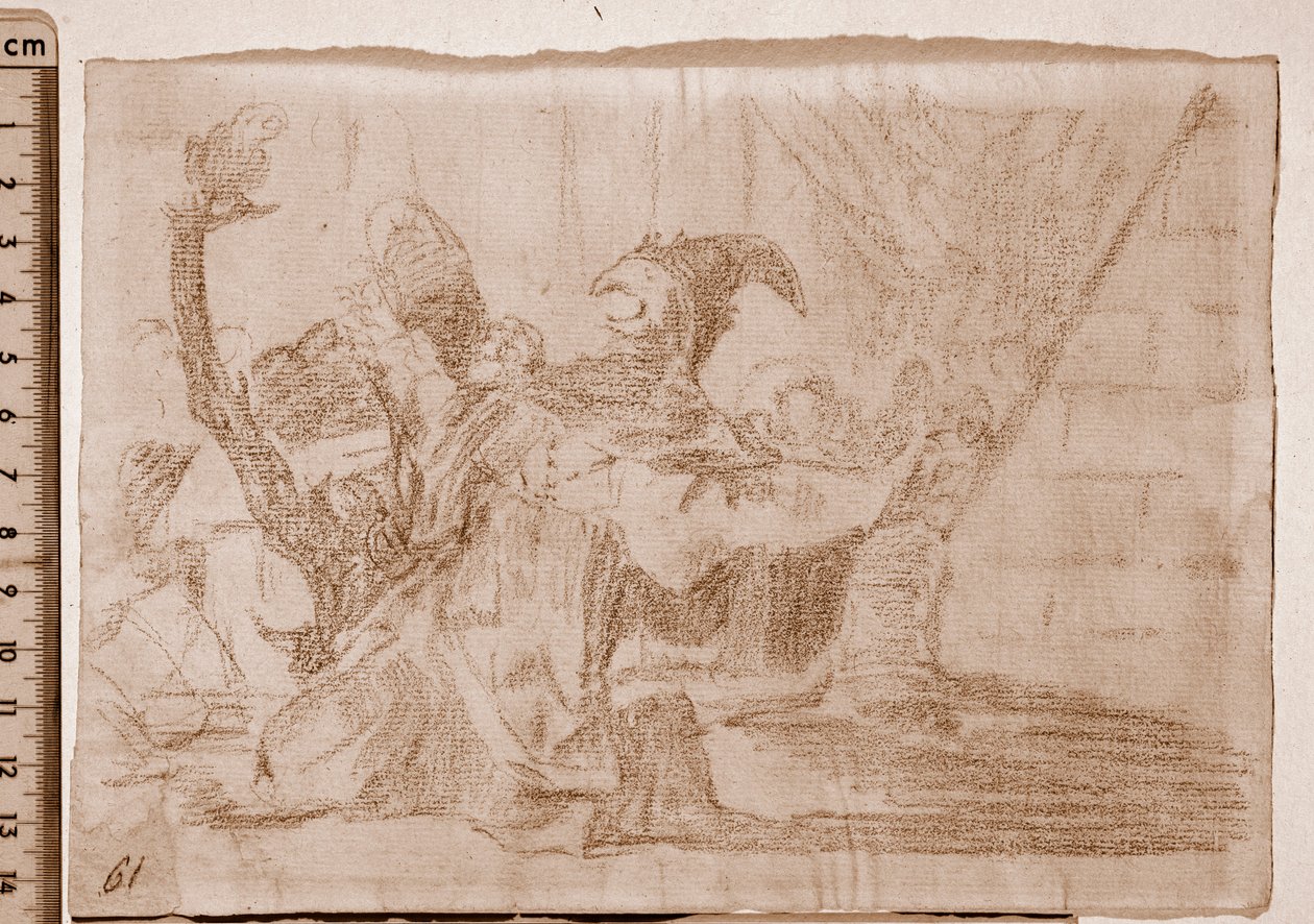 I disastri della guerra: Farandola di ciarlatani da Francisco de Goya