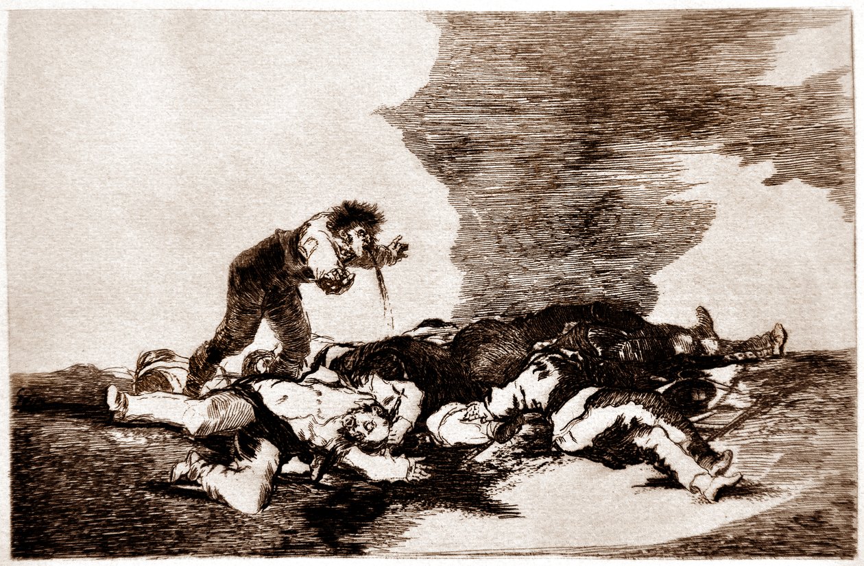 I disastri della guerra: Per questo siete nati da Francisco Jose de Goya y Lucientes