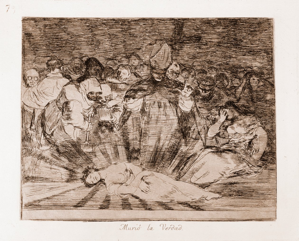 I disastri della guerra: La verità è morta da Francisco de Goya