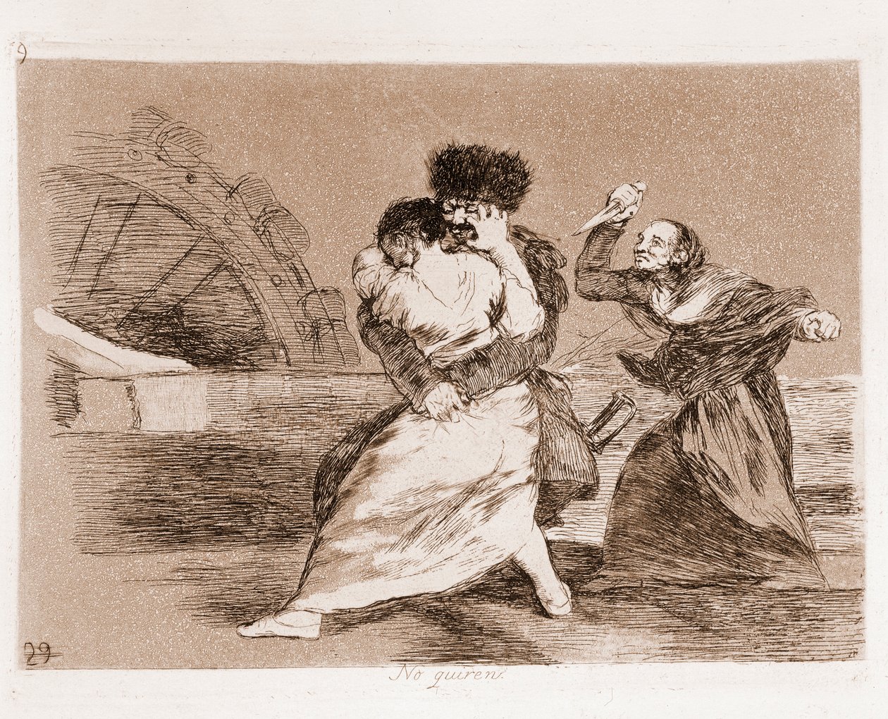 I disastri della guerra: Non vogliono da Francisco de Goya