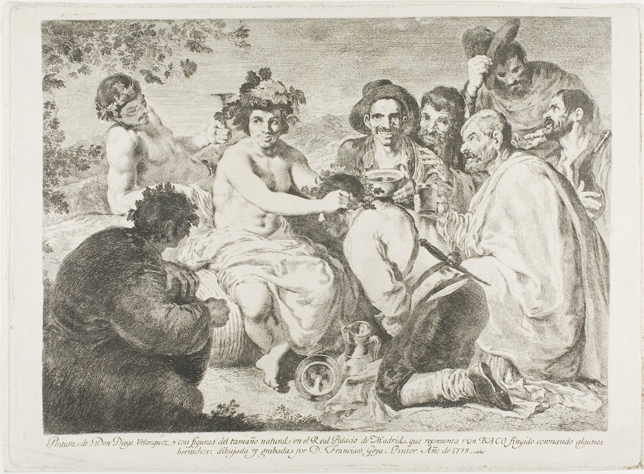 Gli ubriachi da Francisco Jose de Goya y Lucientes