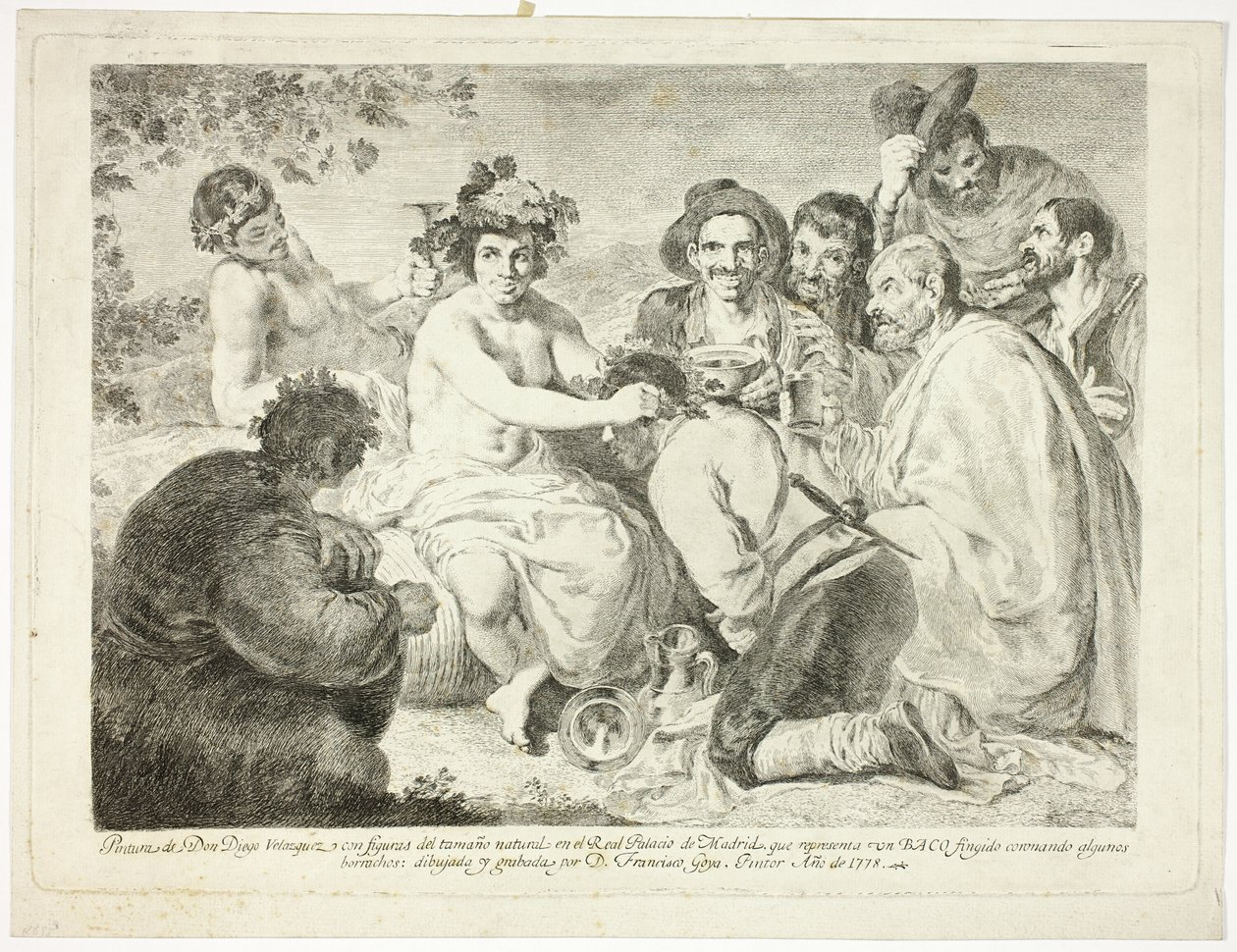 Gli ubriachi da Francisco Jose de Goya y Lucientes