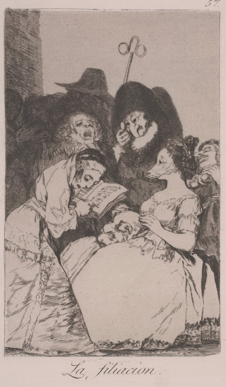 La Filiazione da Francisco de Goya