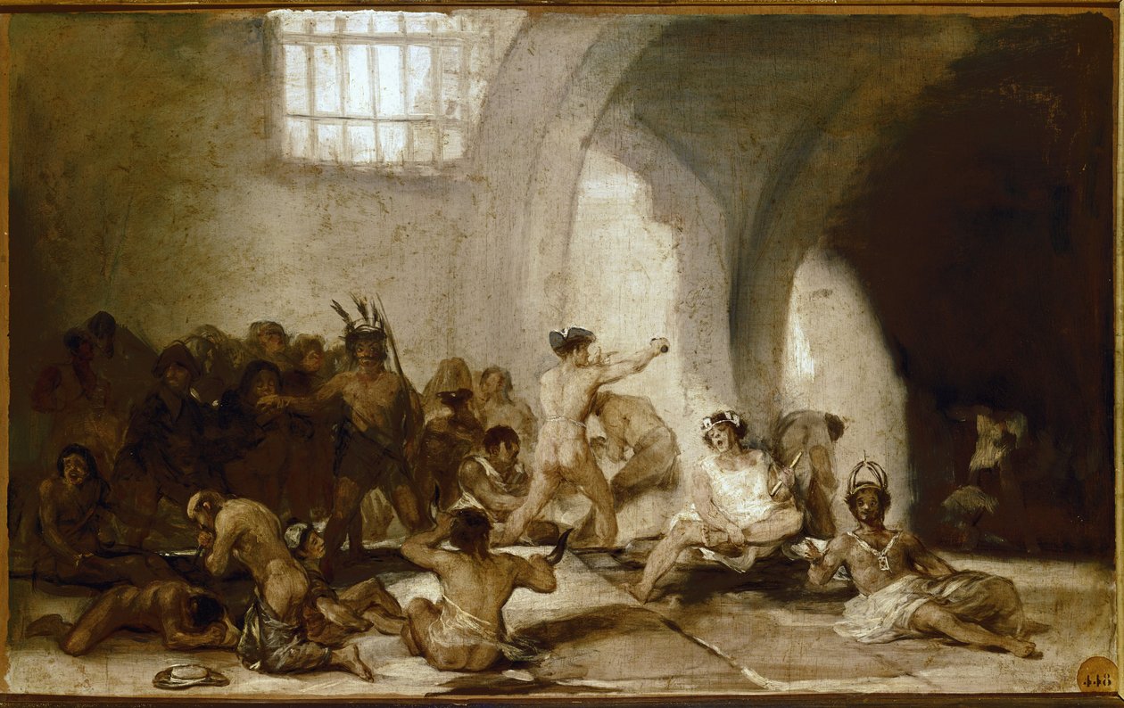 La casa dei pazzi da Francisco de Goya