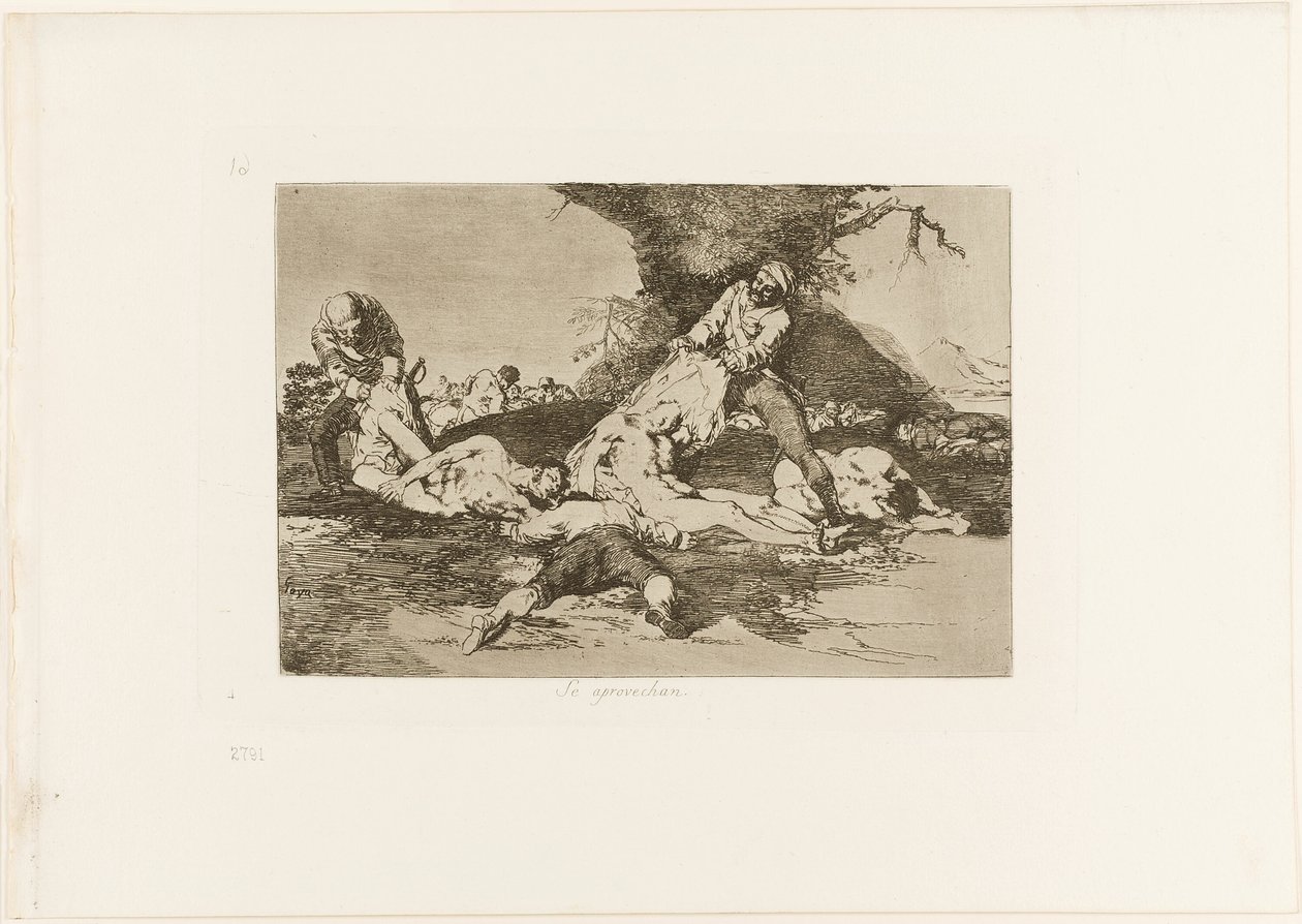 Li usano, tavola 16 da I disastri della guerra da Francisco Jose de Goya y Lucientes