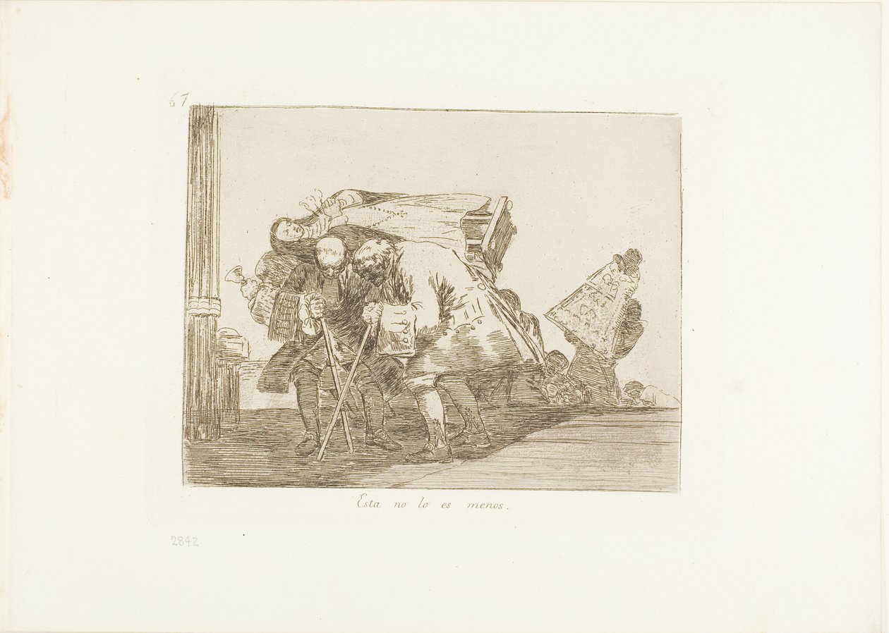 Questo non è meno così, tavola 67 da I disastri della guerra da Francisco Jose de Goya y Lucientes