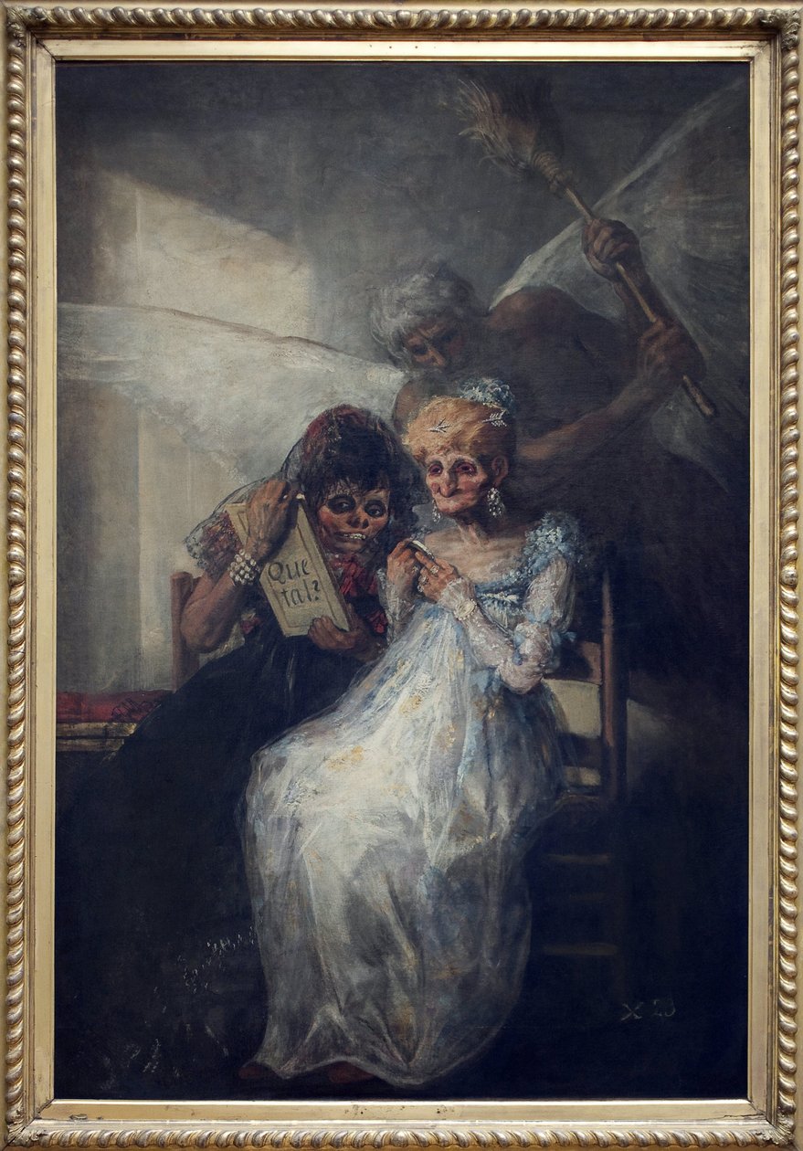 Il Tempo, detto Les Vieilles. Dipinto di Francisco de Goya y Lucientes (1746-1828), olio su tela, circa 1808-1812, arte spagnola inizio XIX secolo. Museo delle Belle Arti di Lille da Francisco de Goya