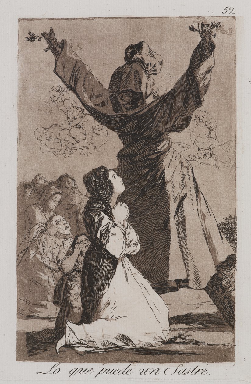 Cosa può fare un sarto! (Lo que puede un sastre!) da Francisco de Goya