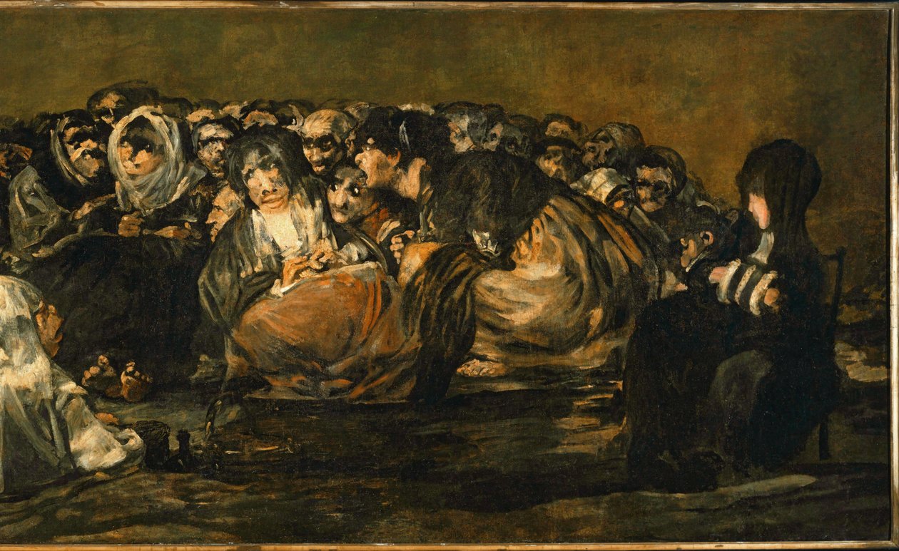 Il sabato delle streghe... (dipinto su tela) da Francisco Jose de Goya y Lucientes