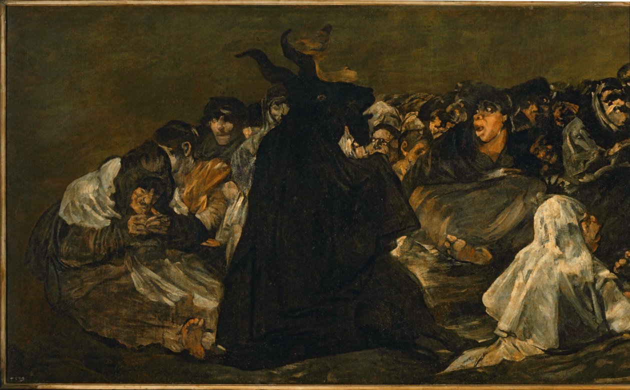 Il sabato delle streghe... (dipinto su tela) da Francisco Jose de Goya y Lucientes