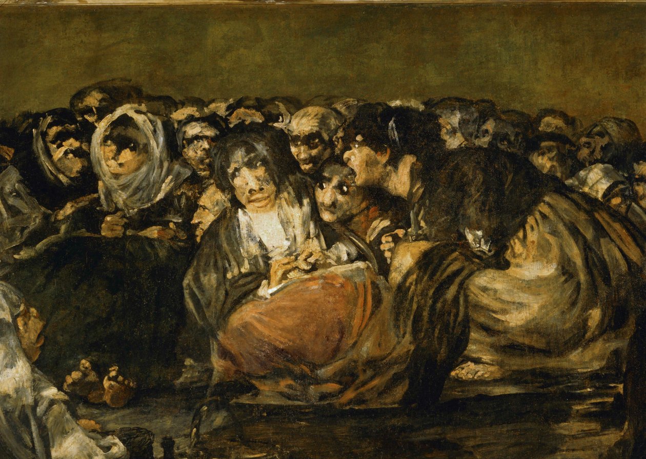 Il sabato delle streghe... (dipinto su tela) da Francisco Jose de Goya y Lucientes