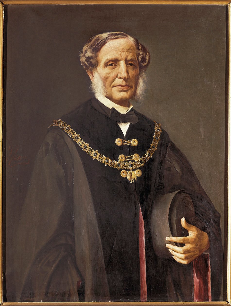 Ritratto del politico spagnolo Manuel Seijas Lozano (1800-1868) da Francisco Jover y Casanova