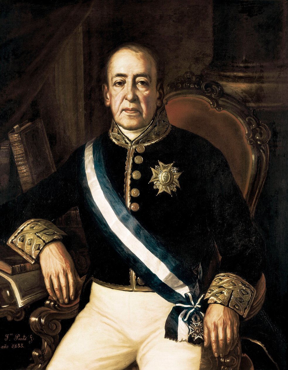 Ritratto di Don Jose Manuel de Vadillo da Francisco Prats y Velasco