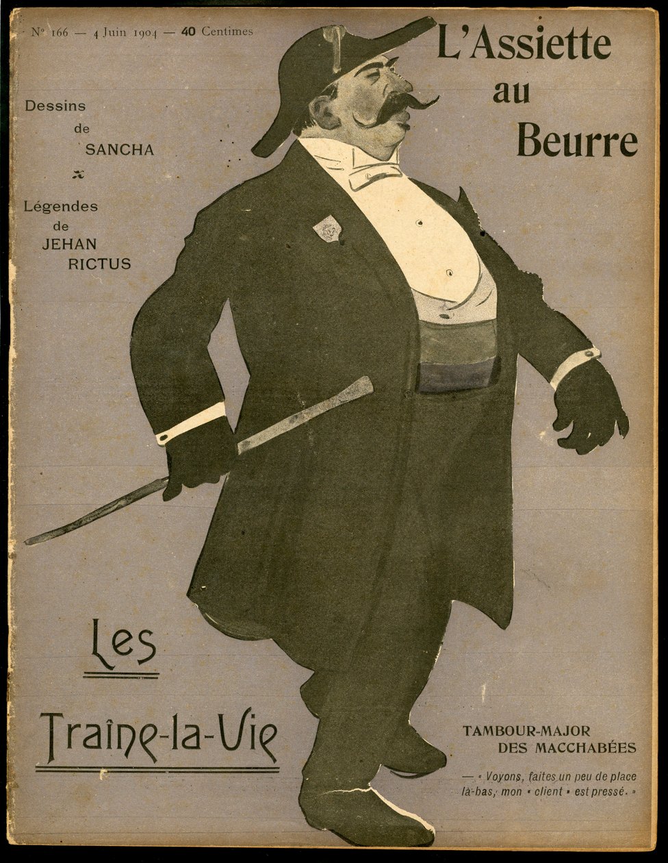 Copertina di The Butter Plate, numero 166, Satirico a Colori da Francisco Sancha y Lengo